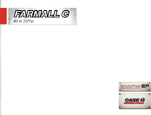 4WD traktori Case IH Farmall 85 C Komfort