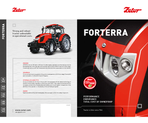 4WD traktori Zetor Forterra 125