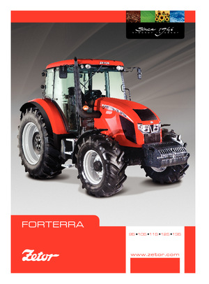 4WD traktori Zetor Forterra 140