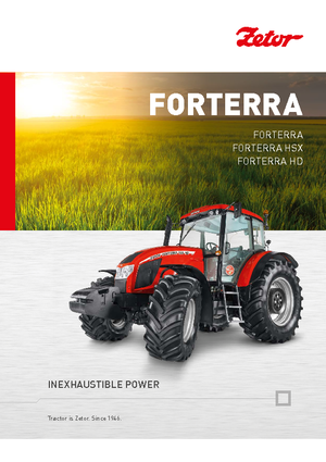 4WD traktori Zetor Forterra 140