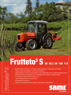 4WD traktori SAME Frutteto³ S 90 GS DT