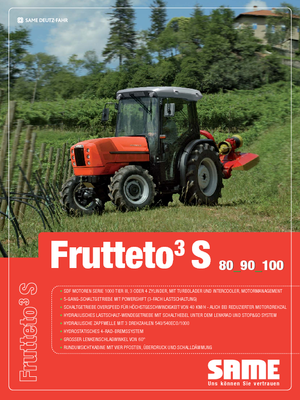 4WD traktori SAME Frutteto³ S 90 GS DT