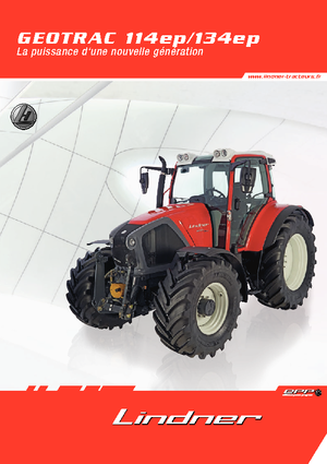 4WD traktori Lindner Geotrac 114 ep