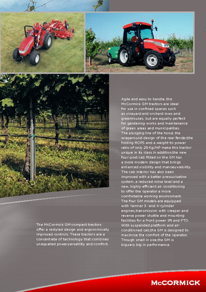 4WD traktori McCormick GM 45