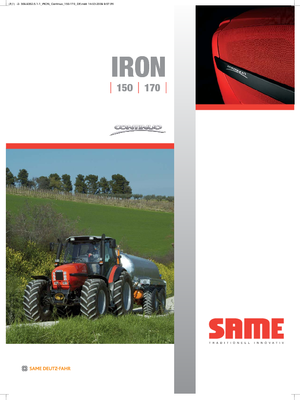 4WD traktori SAME Iron 190 Continuo DCR