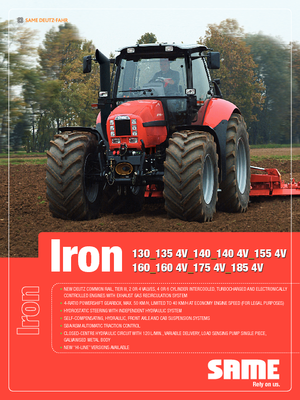 4WD traktori SAME Iron 175 Hi-Line DCR