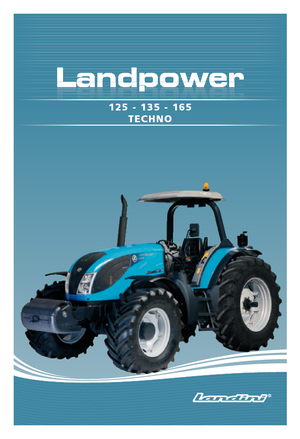4WD traktori Landini Landpower 165 Techno