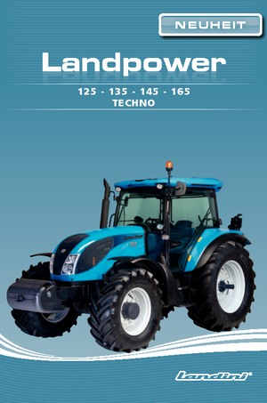 4WD traktori Landini Landpower 165 Techno