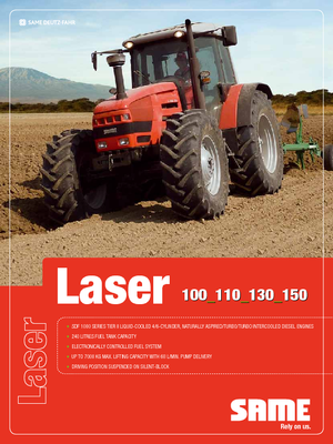 4WD traktori SAME Laser 110 DT A