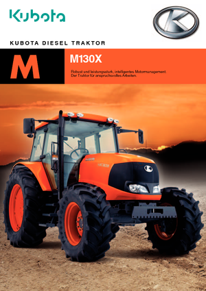 4WD traktori Kubota M 130 X