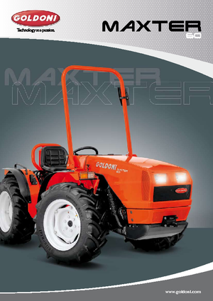 4WD traktori Goldoni Maxter 60 SN