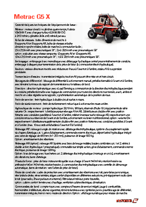 4WD traktori Reform Werke Metrac G 5 X
