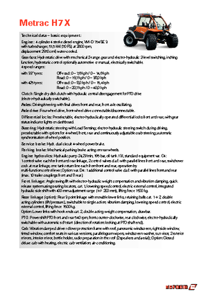 4WD traktori Reform Werke Metrac H 7 X