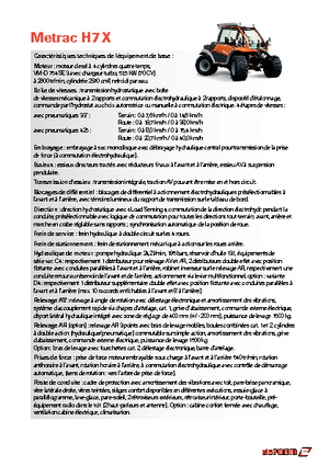 4WD traktori Reform Werke Metrac H 7 X