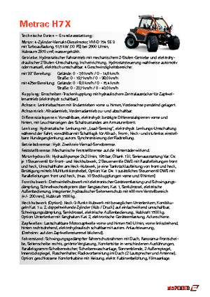 4WD traktori Reform Werke Metrac H 7 X