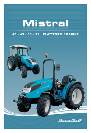 4WD traktori Landini Mistral 50