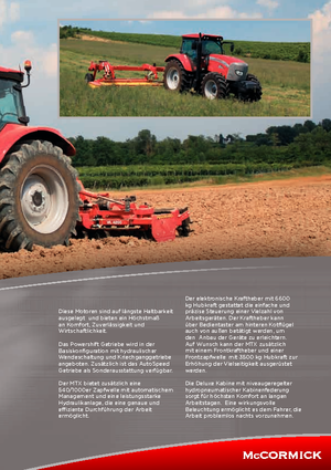 4WD traktori McCormick MTX 120