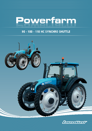 4WD traktori Landini Powerfarm 100 HC