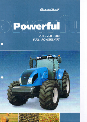 4WD traktori Landini Powerful 230