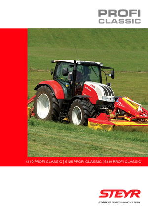 4WD traktori Steyr 6125 Profi Classic Profi