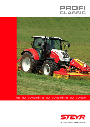 4WD traktori Steyr 6125 Profi Classic Profi