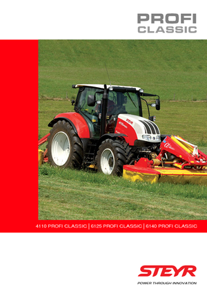 4WD traktori Steyr 6125 Profi Classic Profi