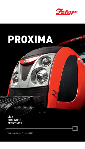 4WD traktori Zetor Proxima 70 EKO