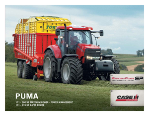 4WD traktori Case IH Puma 140 MC Komfort EHR