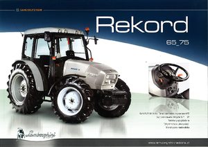 4WD traktori Lamborghini Rekord 65
