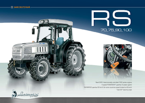 4WD traktori Lamborghini RS 75 schmal