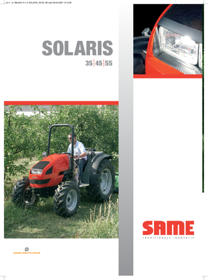 4WD traktori SAME Solaris 55 Basso