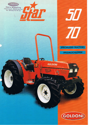 4WD traktori Goldoni Star 70