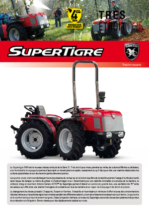 4WD traktori Carraro Supertigre 5500