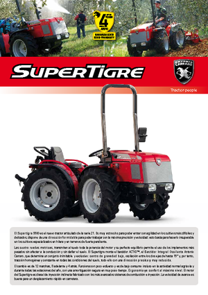4WD traktori Carraro Supertigre 5500