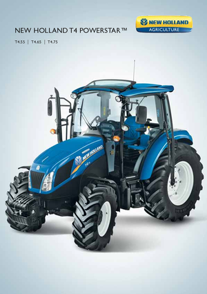 4WD traktori New Holland T 4.55 Powerstar (100)