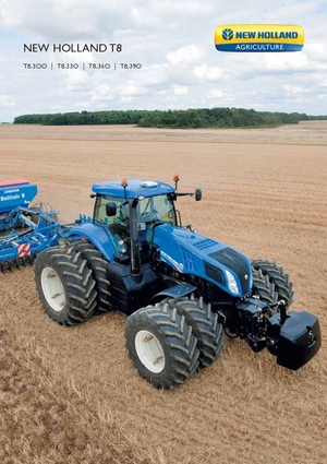 4WD traktori New Holland T 8.300 (100)