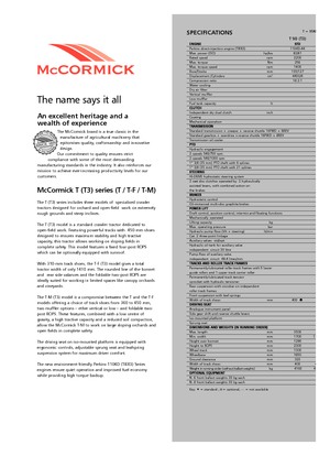 4WD traktori McCormick T 80 Max RPS