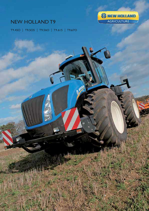 4WD traktori New Holland T 9.450 (300)
