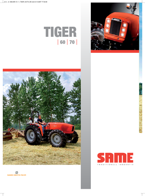 4WD traktori SAME Tiger 65