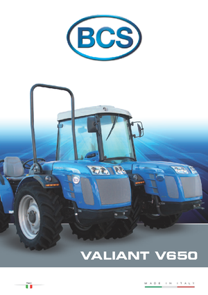 4WD traktori BCS Valiant V650 RS