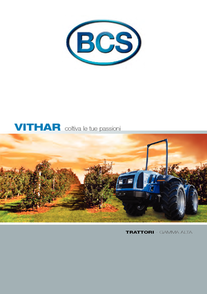 4WD traktori BCS Vithar 850 RS
