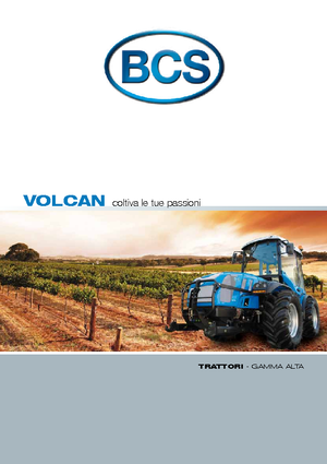 4WD traktori BCS Volcan 750 Ds