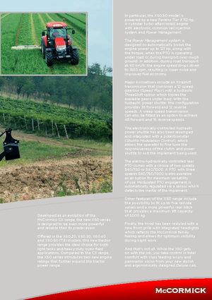 4WD traktori McCormick X 60.30