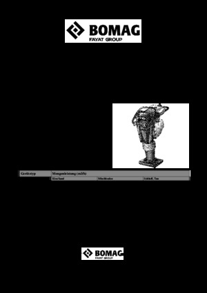 Nabijači na benzin i dizel Bomag BVT 65