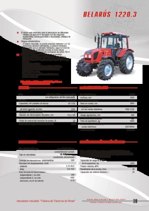 4WD traktori Belarus 1220.3