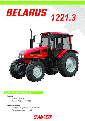 4WD traktori Belarus 1221.3