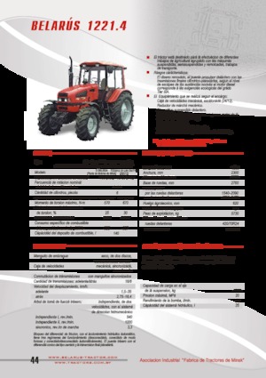 4WD traktori Belarus 1221.4