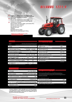 4WD traktori Belarus 1221.4