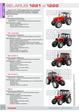 4WD traktori Belarus 1221.4
