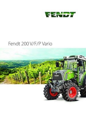 4WD traktori Fendt 210 V Vario